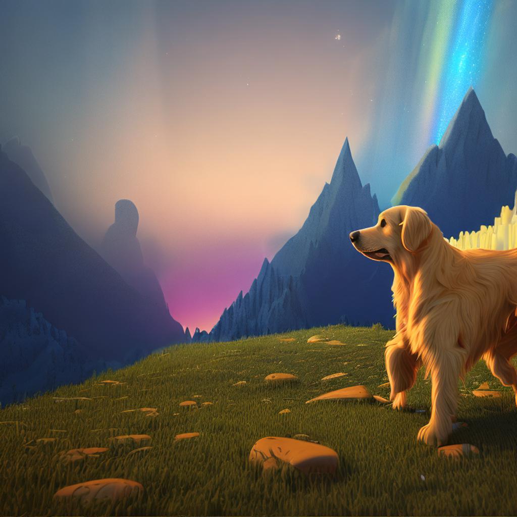 Aurora lights, mountains, sky,