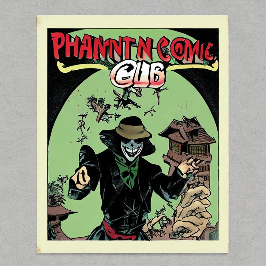 Phantom comic book green